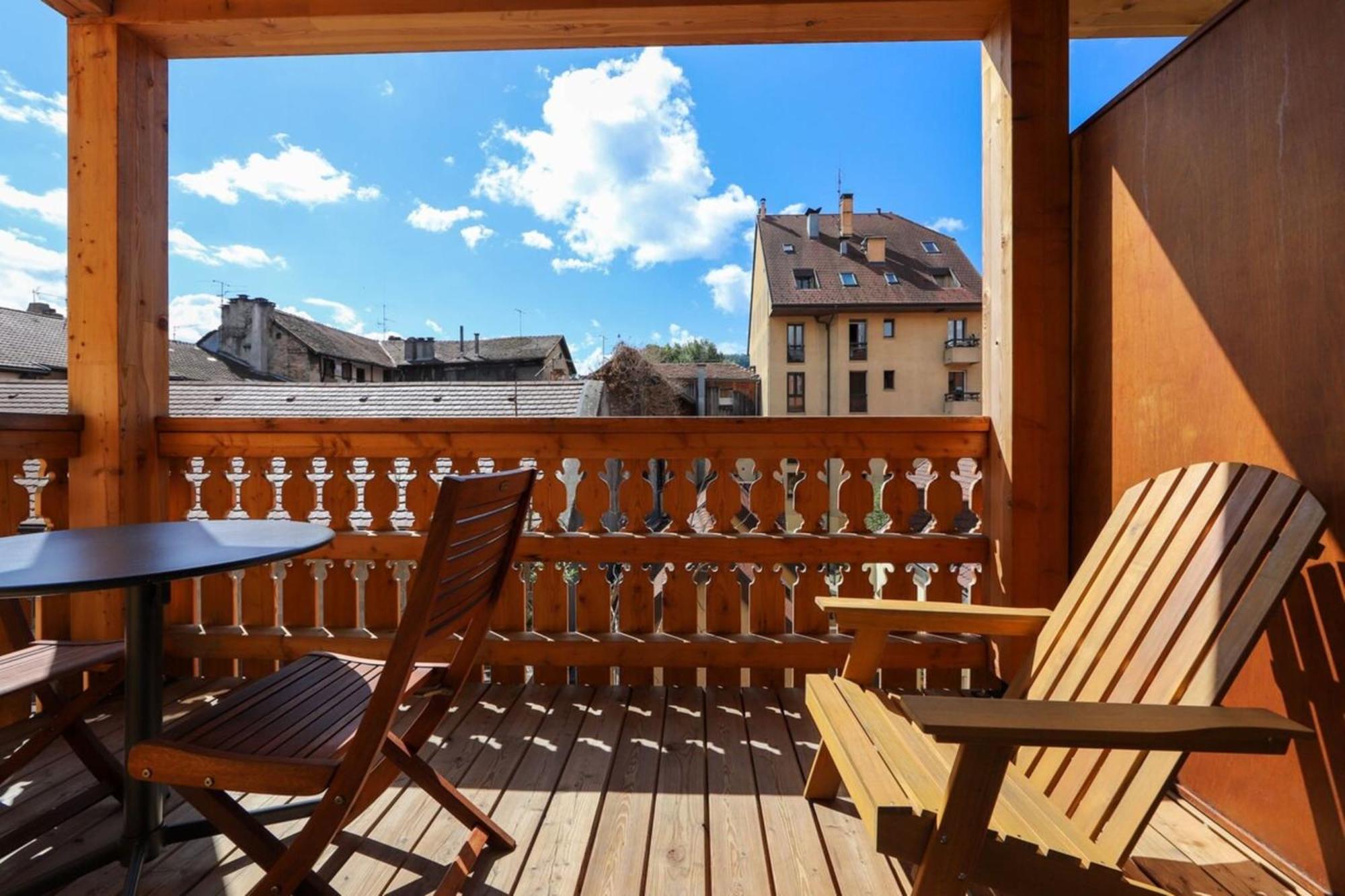 A l'aventure ! Joli T2 avec balcon, centre ville. Annecy Extérieur photo